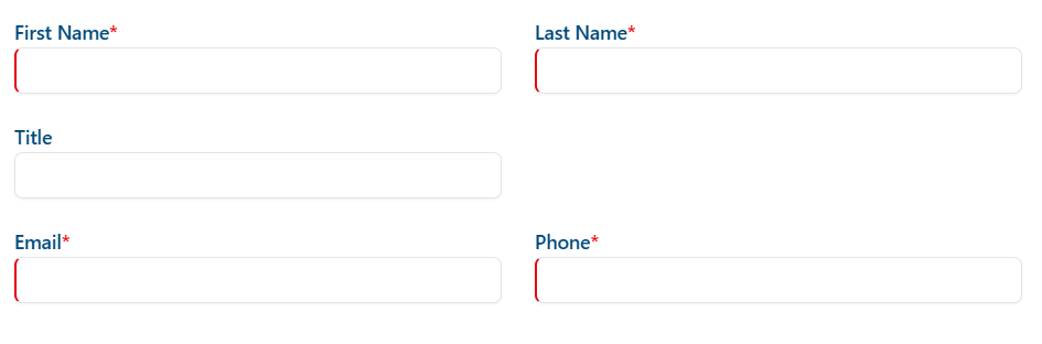 add key contact info